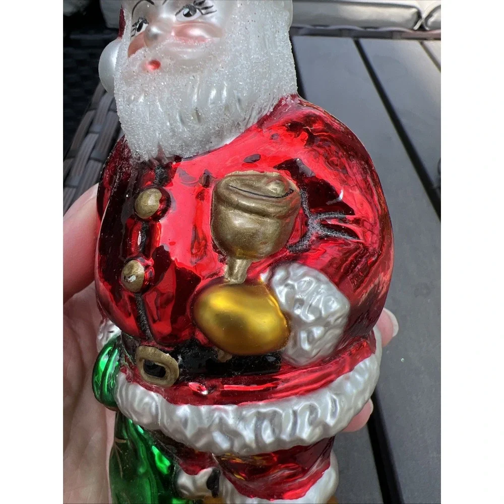 Kurt Adler Polonaise Father Christmas With Sack Ornament Hand Crafted by Komozja